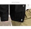 Herr Höst/Vinter Denimjacka i Hong Kong-stil - Trendig Lös Passform, Koreansk Mode, Allmatchande Enfärgad Casual Arbetskläder.