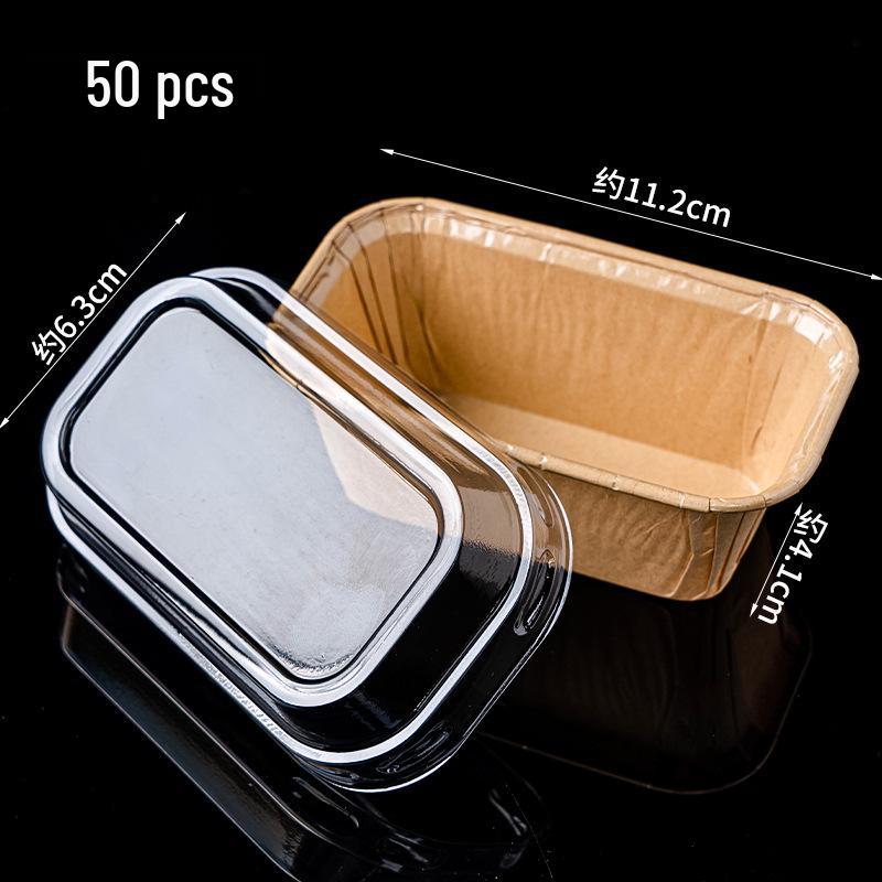 50 Hochtemperatur-Beständige Kraftpapier Muffin- & Chiffon-Kuchenförmchen - Lebensmittelqualität, Einweg, Runde Backförmchen