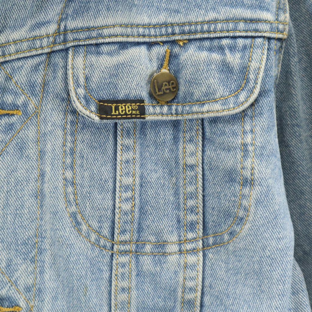 Lee 90s Old Denim Jacket S Blue Denim Jacket Trucker Men's Used