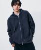 Someplace Man Normal Basic Line Oversized Logo Knit Hooded Zip-Up Jacket Jumper_3 Colors