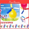 Propeller Balloon 1 Aircraft Set Exercise Handson Ability Easter Balloon Flying Balloon With Whistle For Birthday Party