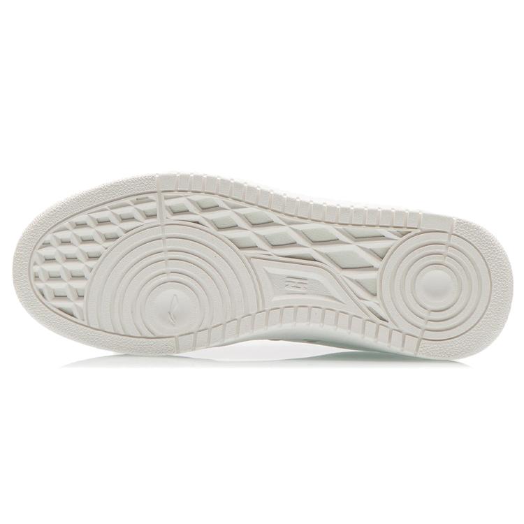 New LiNing Anti Slip Wear Resistant Low Top Skateboard Shoes Women's Mist White AGCR342-4