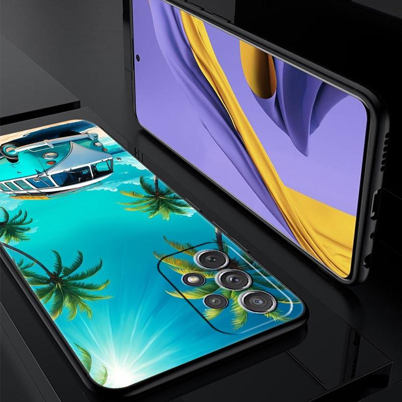 Combi Van Car Outdoor Camping Phone Case For Samsung A17 A07 A55 A35 A25 A15 A05s A33 A31 A23 A21s A13 A41 A73 A53 A51 A71 Cover