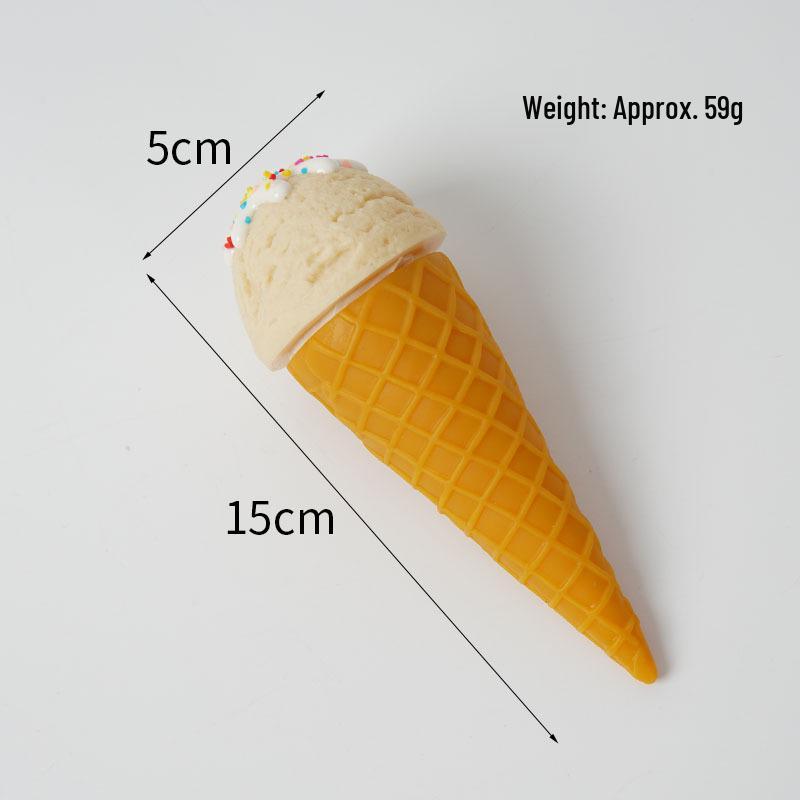 Ice Cream Toy Cone Simulation Display Props for Cold Drink Shop