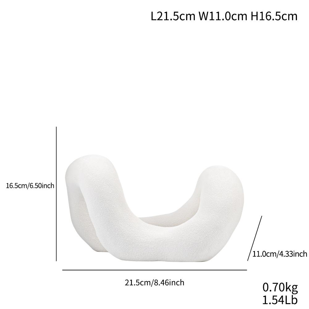 European Simple Wine Cabinet Ceramic Handicrafts High-End Model Room Home Desktop Decoration Ornament B3101D