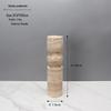 Abay Minimalist Travertine Style Candlestick