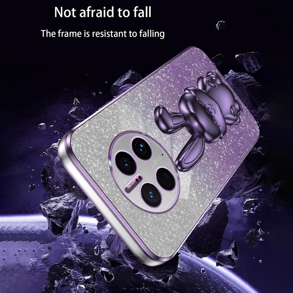 For Huawei Mate 50 Pro 4G Drop Protection Phone Cover Rabbit Pull-out Kickstand Case