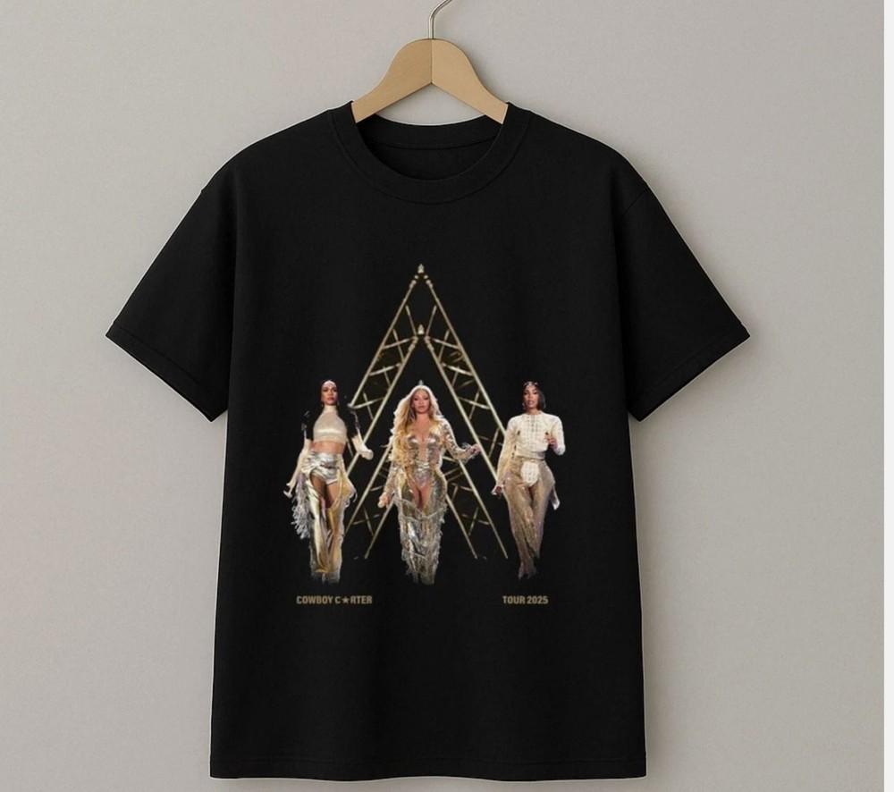 2025 Бейонсе Cowboy Carter Тур Destiny Child Футболка Унисекс Футболка S