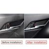 Fit For Toyota Camry 2018- 8pcs Real Carbon Fiber Inner Door Bowl Cover Trim