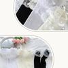 Stylish Sweet Bowknot Socks Lace Middle Calf Socks for Children Comfortable Stackable Hosiery for Various Occasion