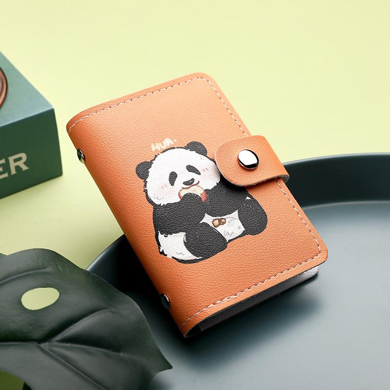 

Korean-Style Cute Cartoon Card Holder Bag for Women - Personalized, Large Capacity, Anti-Magnetic with Multiple Card Slots 11.2 x 8 x 1.5 cm