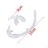 Tuba de Snorkeling J Pliable Flexible Humide pour Adultes Noir