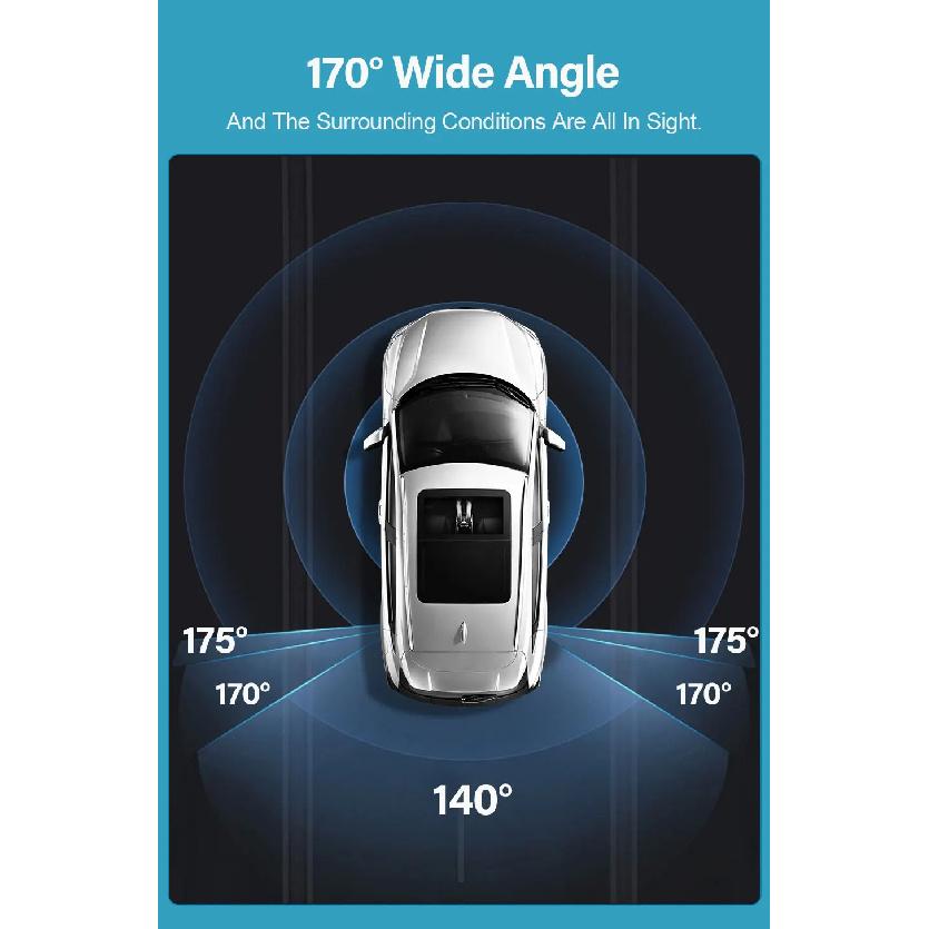 HaiSunny 170° 1080P HD AHD Rückfahrkamera für VW Transporter T5 T30 Caddy Passat B5 Touran Jetta GOLF PLUS Rückwärtsfahrendes Auto