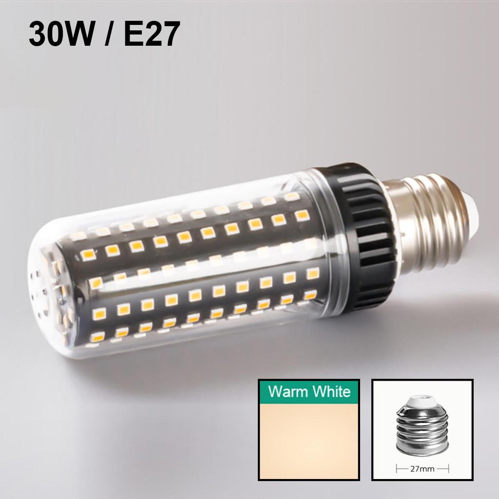 Led Lamp Corn Bulb 20w 30w Light Pc/shell Ac110v Ac220v Cool Warm 2835smd E14 E27 Ampoule 360/degree Energy-saving Study Bedroom