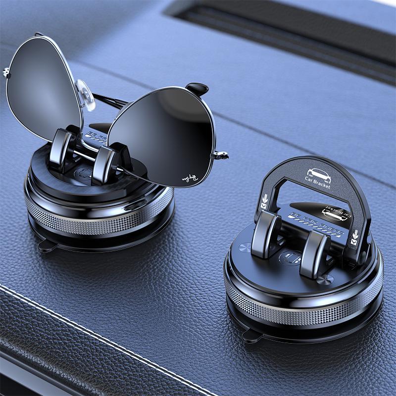 2026 Rotating Car Phone Holder with Vacuum Suction & Anti-Slip Pad for Dashboard Support