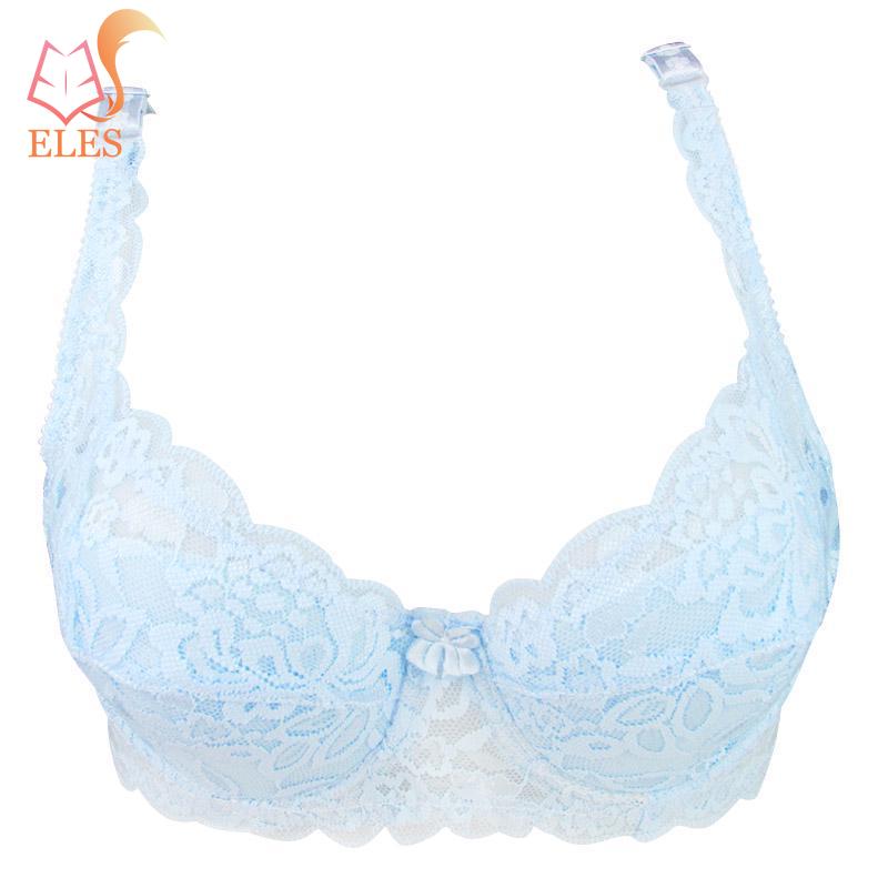 Women's Fashion Sexy Lace Deep V Push Up Shaping Padded Brassiere Bras