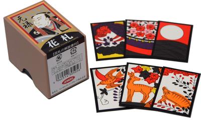 Hanafuda Genroku Genuine Lining Finish 88 Koi Koi Oichokabu 48 Bills In Plastic Case Made In Japan Angel Playing Cards HAGE