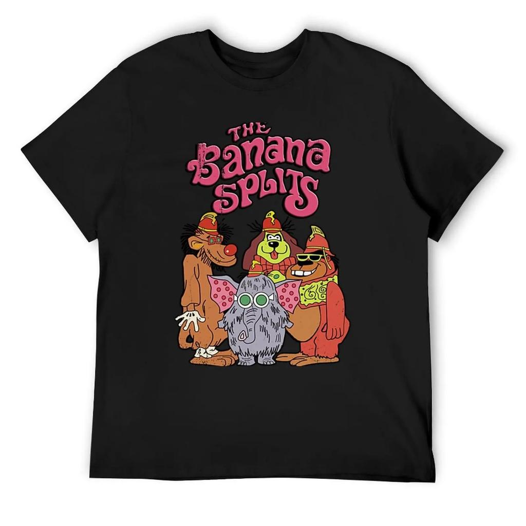Distressed Vintage Style Banana Splits T-Shirt Funny Meme T-shirts Luxury Man Graphic T Shirt Vintage Men T Shirt