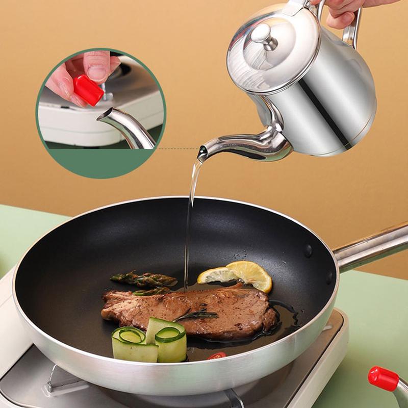 Kitchen Oil Filter Cooking Tools Storage Tank Grease Filter Container Restaurant Oil Filter Stainless Steel Oil Tanks