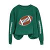 Unisex Fashion Print Neck Long Sleeve Sweatshirt