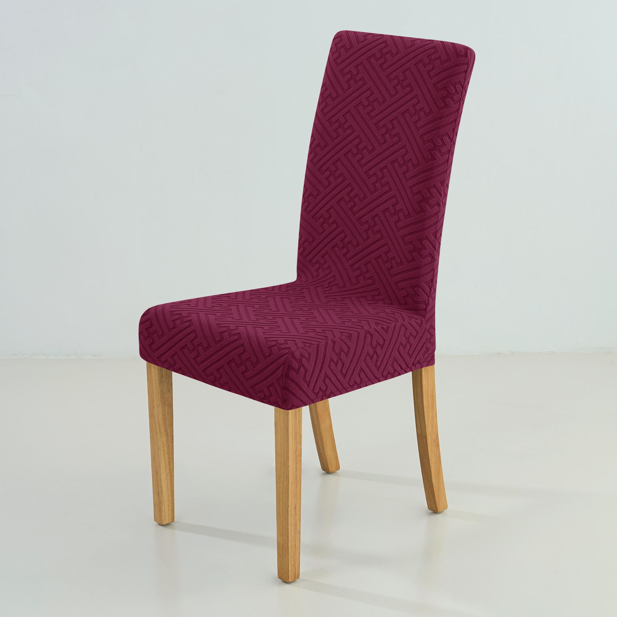 

1PC Jacquard Chair Cover High Quality Universal Size Anti-Dust Spandex Chair Slipcovers For Kitchen Dining room Hotel Home Decor