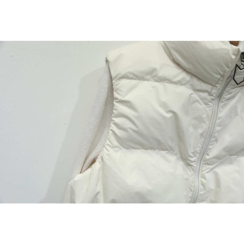 Autumn and Winter Women's Loose Stand-up Collar Waistcoat Women's Vest Simple Duck Down Jacket