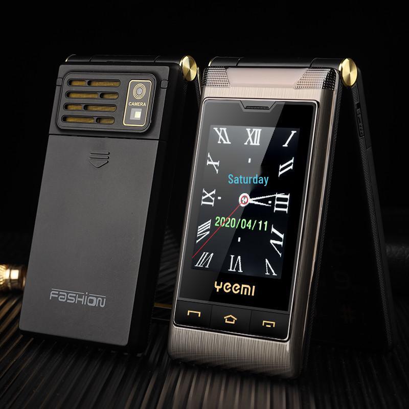 Yimi G10-C Business Flip Phone for Seniors: Large Buttons, Loud Sound, Big Font, Long Battery Life, Multi-language Support