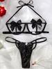 Lace Intimates Women Transparent Sexy Bra and Panty Lingerie Set Sexy Underwear Set