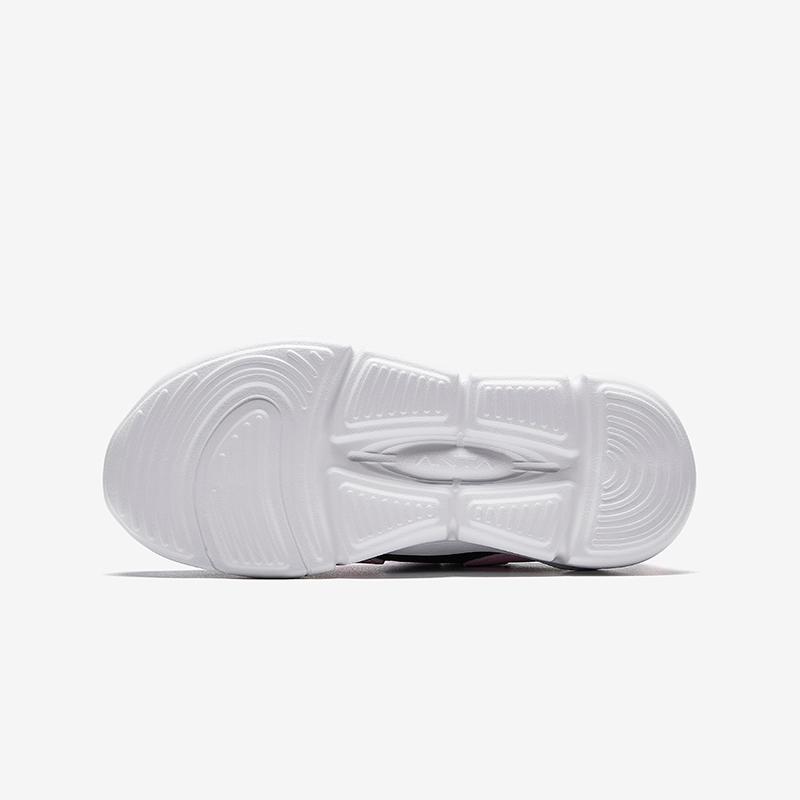 Anta Kids Synthetic Leather Fabric Trendy Versatile Lightweight Shock Absorbing Low Top Running Shoes Men running shoes Black White Blue A22445582N-2