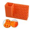 50 Holes Screwdriver Bit Storage Tool Wall-mounted Screwdriver Head Storage Toolbox Hexagonal Screwdriver Storage Rack