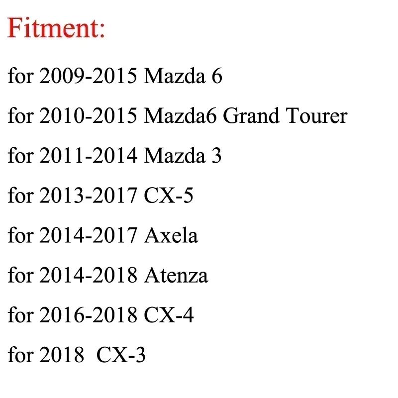 2025 Heiß 4 Stück Auto Türschlossabdeckungen Rostschutz Schnallenaufkleber für Mazda CX-4 CX-5 CX-3 Atenza Axela 3 6 Grand Tourer Styling Acce