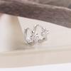 Cross Zircon Inlaid Trendy Stud Earrings Minimalist Luxury Jewelry For Men And Women