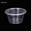 Disposable Round Transparent Plastic Food Container