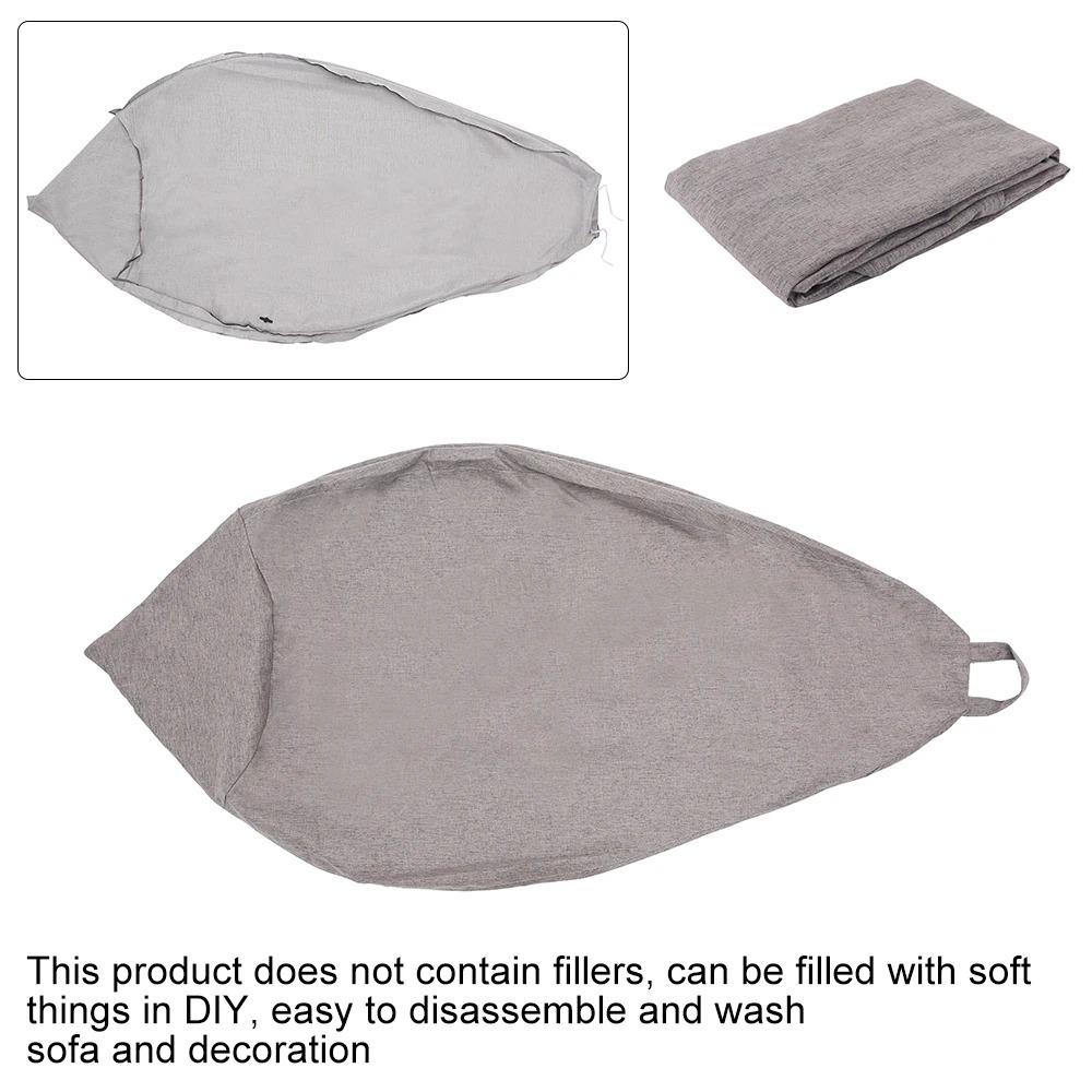 Removable Bean Bag Chair Sofa Cover Comfortable Puff Couch Cover Lazy Sofa Cover  Bedroom