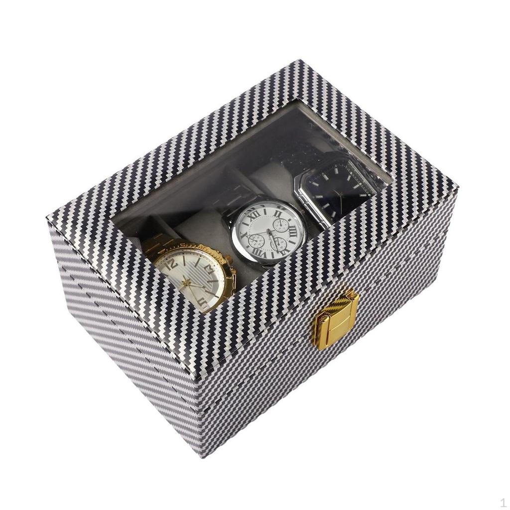Watch Box for Men Display Case Giftable Jewelry Organizer Business