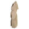 Burberry [Domestic Regular] 8044685 Wilsford Felt Cashmere Cargo Pocket Trench Coat 38 beigeUsed