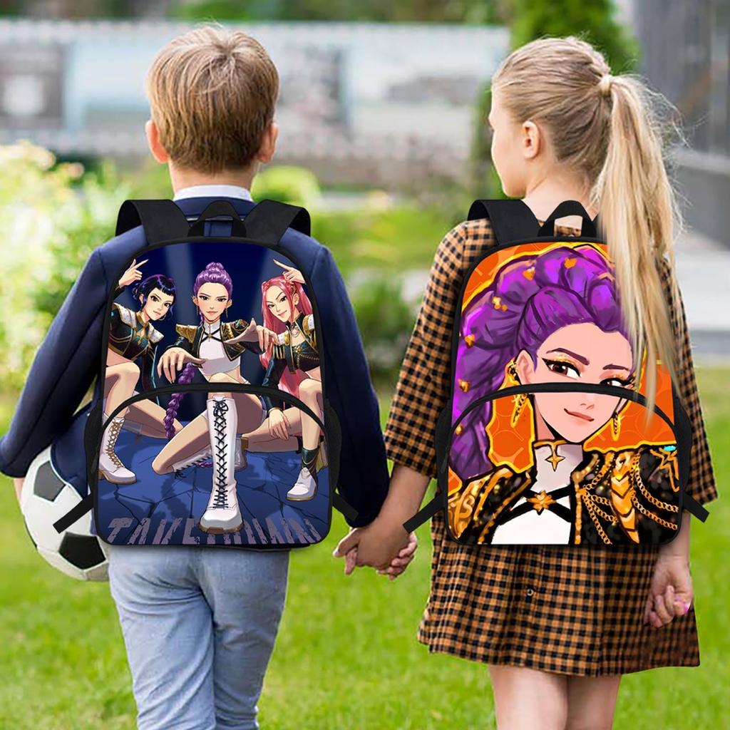 Kreslený batoh pro základní školu a periferní batoh