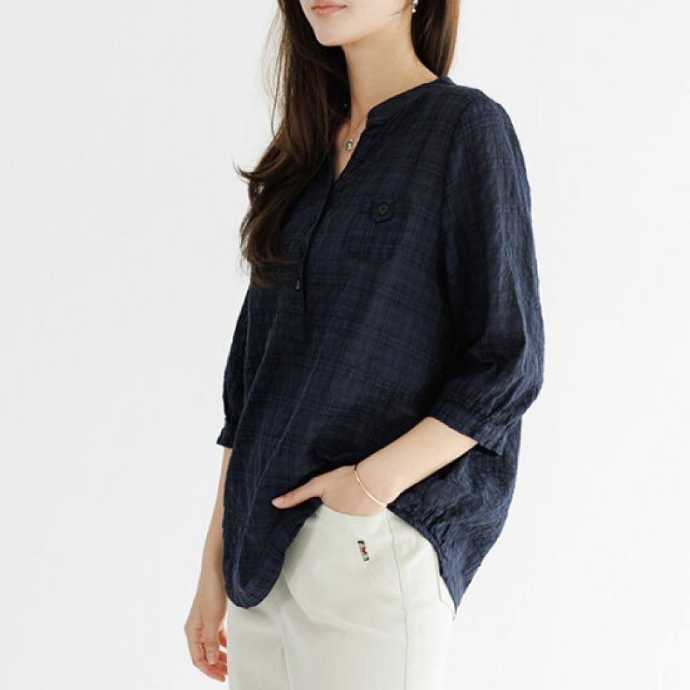 Dedra Daydin Half Open Blouse 110 Size Tbf3036