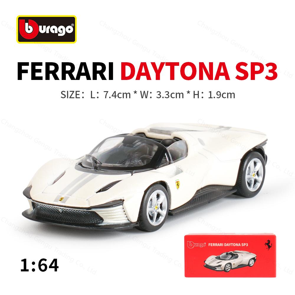 Bburago 1:64 Ferrari 812 Daytona SP3 SF90 SP1 F40 488GTB 599GTO ENZO Véhicules Statiques Moulés sous Pression Objets de Collection Loisirs Modèle Voiture Jouets