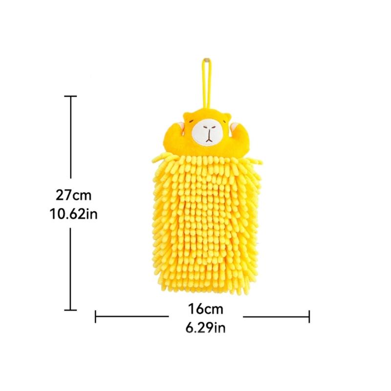 Chenilles Hand Towel Wipe Balls with Hanging Loopes for Kitchen Bathroom Quick Drying Soft Absorbent Handball