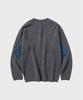 NONBLANK Argyle Pattern Knit_Tailor Grey