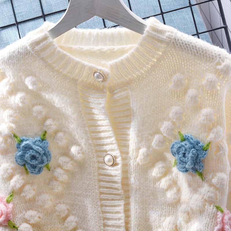 Sweater Coat Women Loose Cardigan Autumn Japanese Age Reducing Soft Glutinous Long Sleeve O Neck Short Knitted Cardigan Sweater