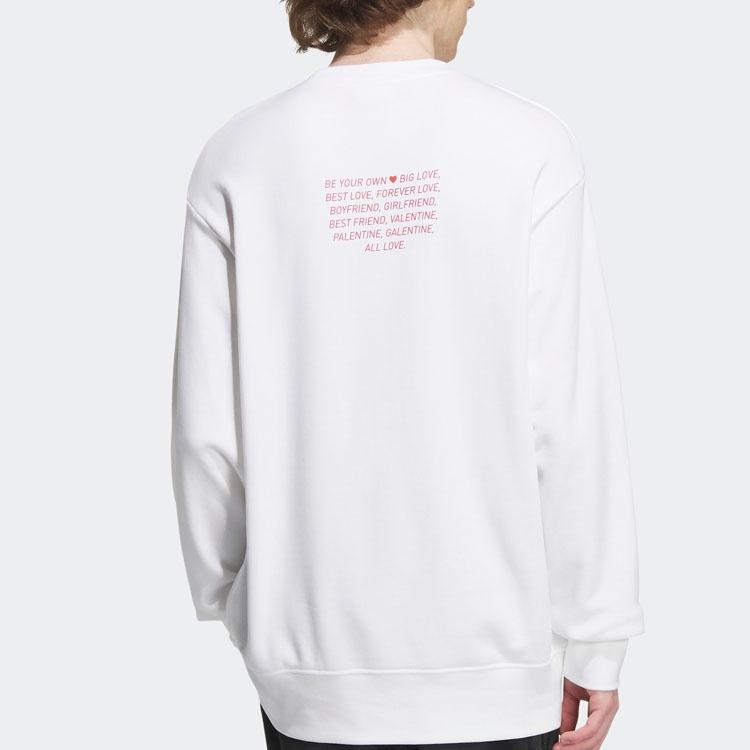 adidas VD Crew Sweatshirts 'White' Men's IT6395