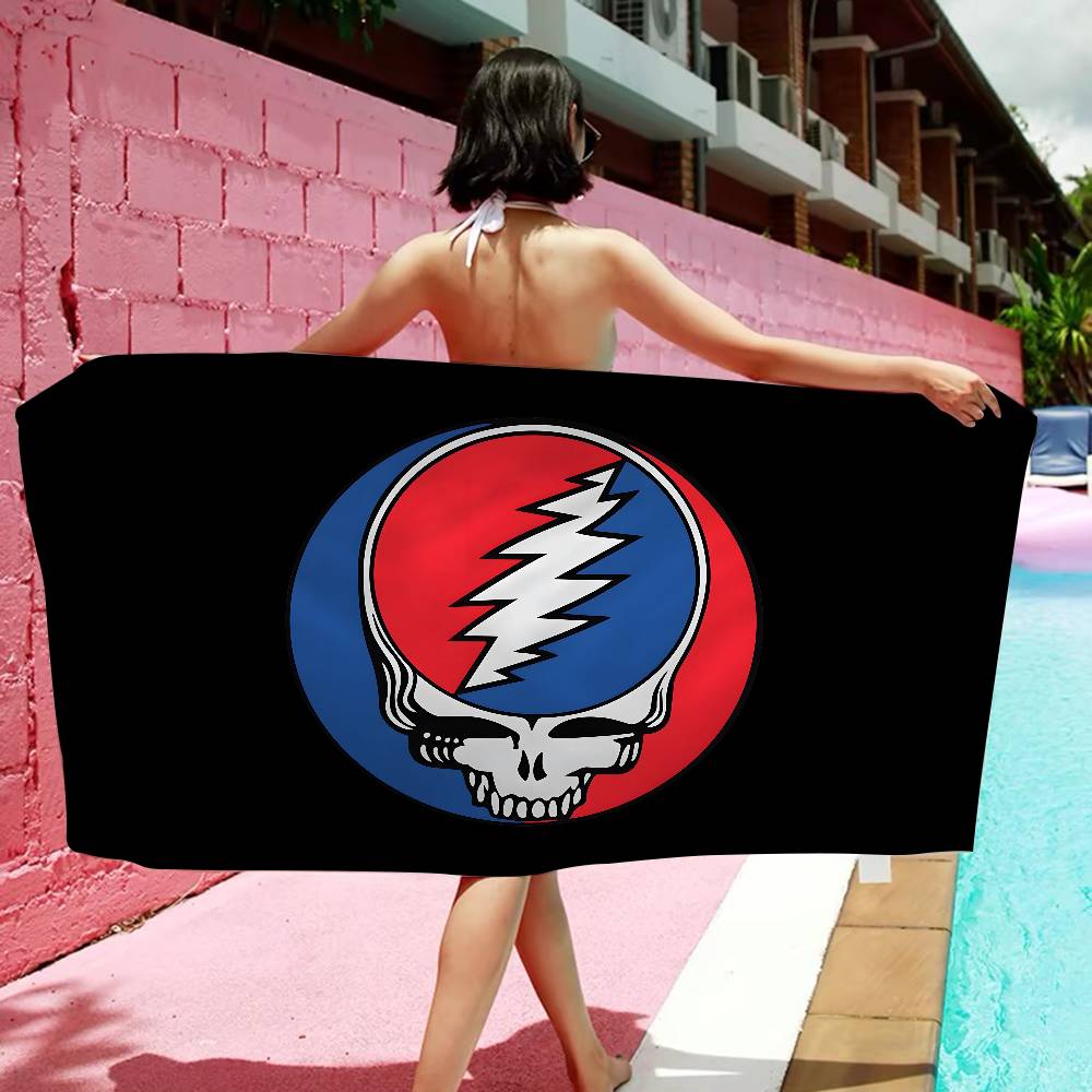 Rock Band G-Grateful-Dead Music Microfiber Beach Towel Absorbent Quick Dry Soft Yoga Swimming Resort Mountain Climbing Towel