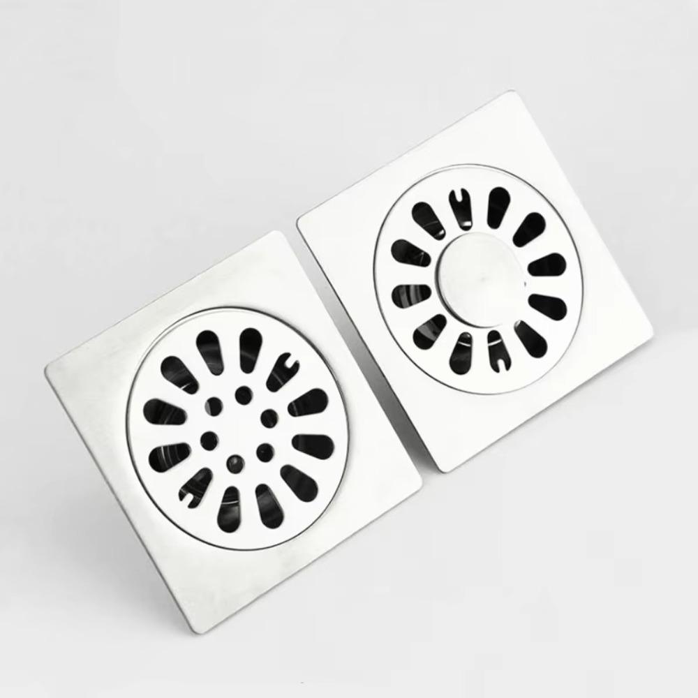 Gifts Stainless Steel Floor Drains Cover with Bowl Round Universal Sink Filter Bathroom Hardware Sewer Seal Covers