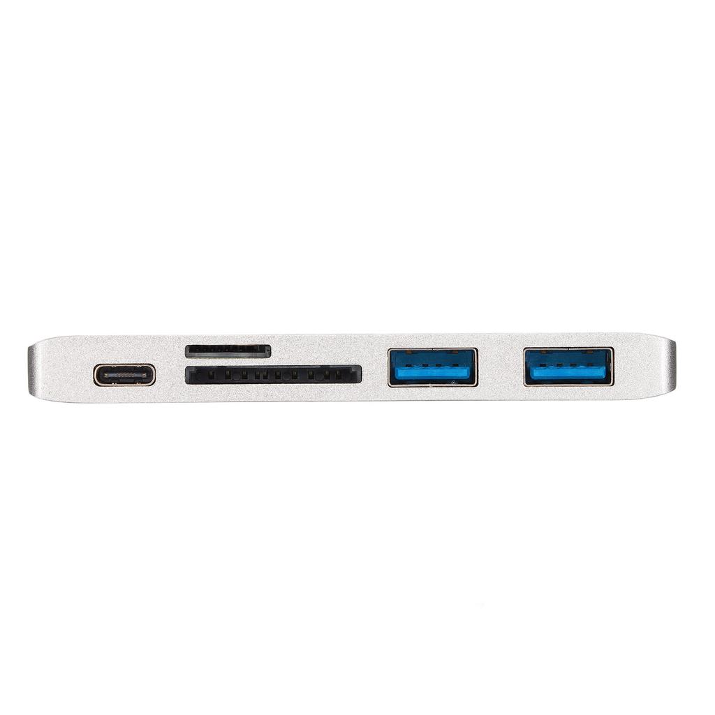 Přenosný USB C Hub 5 v 1 PD Rychlý Multi Port Rozšíření USB C Adaptér pro MacBooks pro Tablet