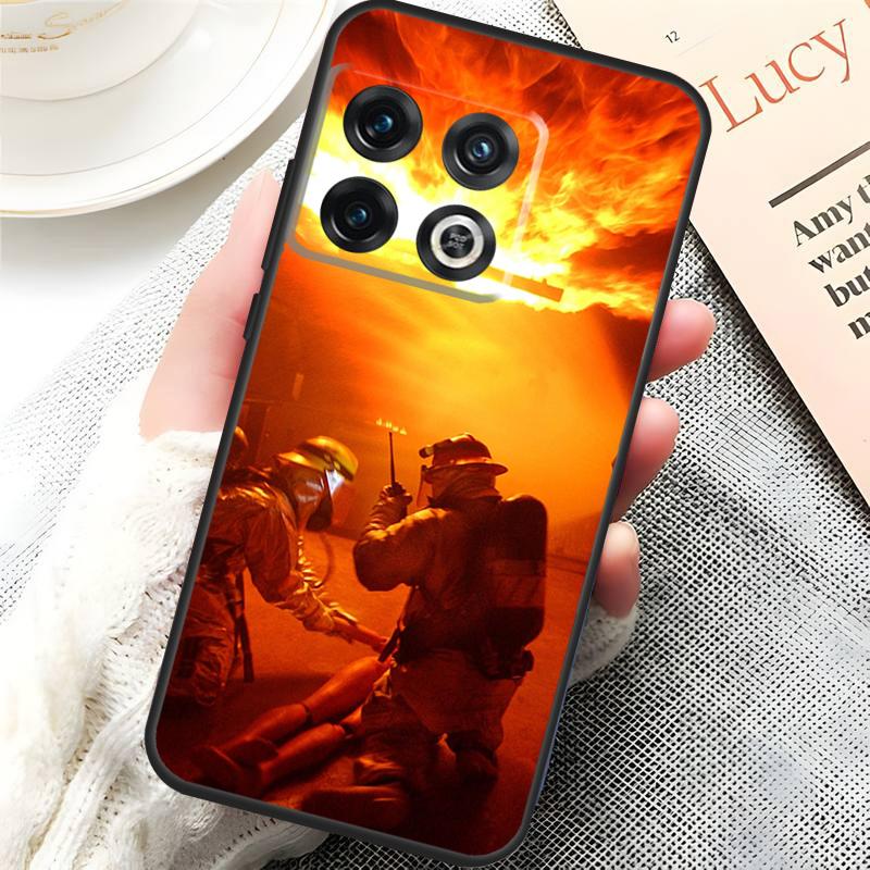 Firefighter Fire Fireman Cover For OnePlus 15 13 13R 13T 12 12R 10T 11 10 Pro OnePlus Nord 5 CE 4 3 Lite N20 N30 Case