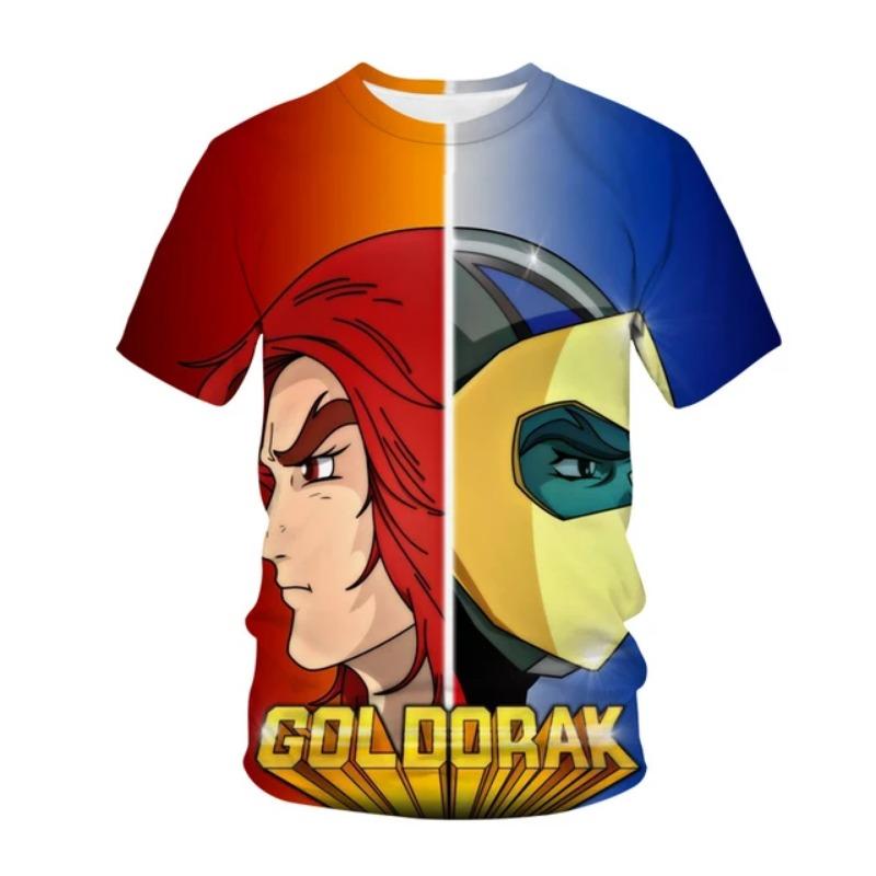 Men's Cartoon Iron Man Pattern 3D Embroidery Summer Quick-Dry Breathable Casual Round-neck Short-Sleeve T-Shirt