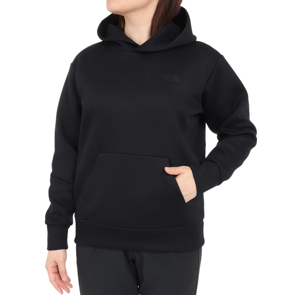 The North Face Tech Air Sweat Wide Hoodie for L Women, Stretch, Anti-Static Care, FW23, Black,