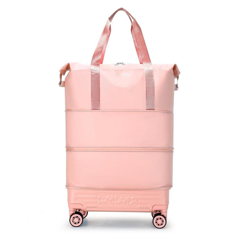 Troller de călătorie ușor cu capacitate mare, cu roți universale, impermeabil, extensibil, pentru călătorii de afaceri și scurte